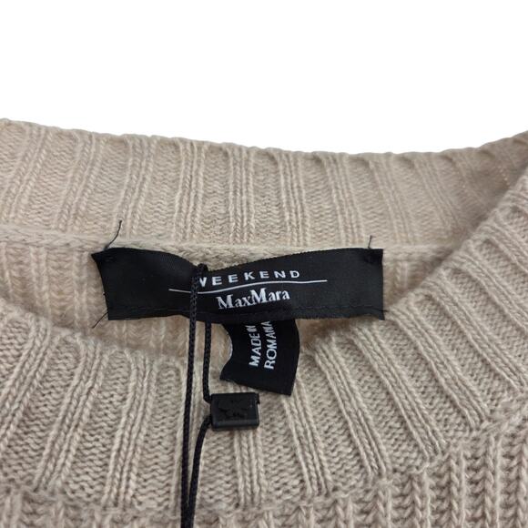 MAXMARA WEEKEND NEW SMALL CREW NECK KNIT KANGAROO POCKET SLEEVELESS SWEATER - Picture 3 of 6